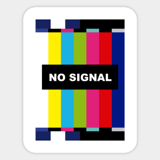 NO SIGNAL Sticker